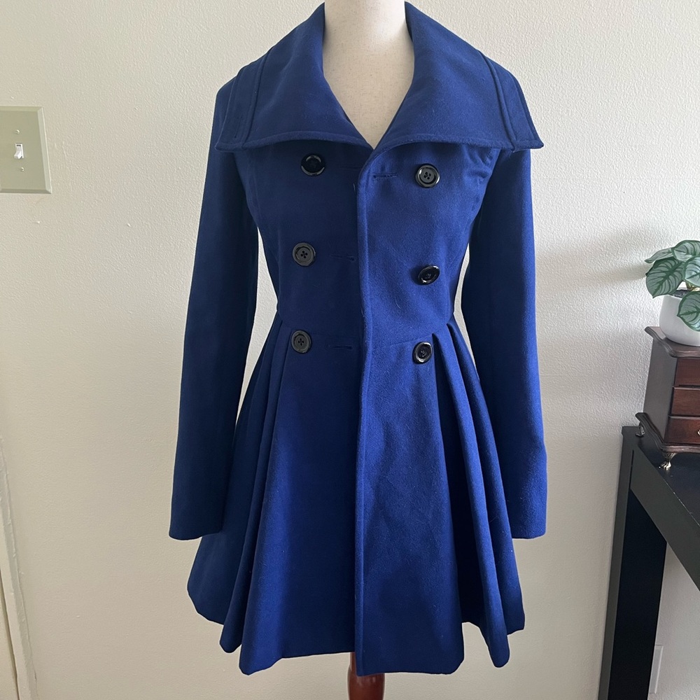 Armani Exchange Royal Blue Peacoat